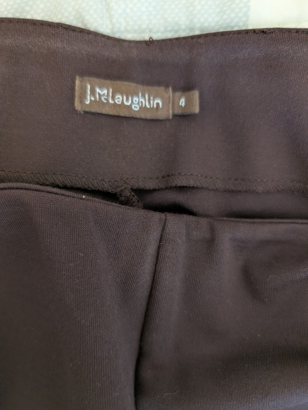 J. McLaughlin Women 4 Brown Wide Leg Dress Pants Minimalist Classic Contemporary - Picture 8 of 9